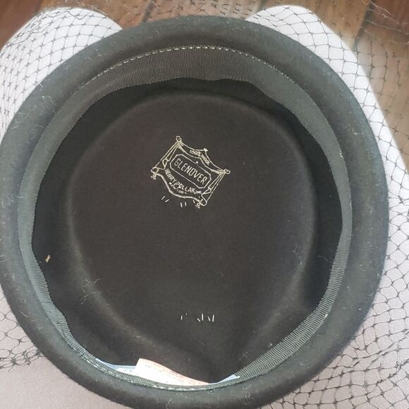 VNTG Henry Pollak Glenover Black Wool Hat - Picture 5 of 8
